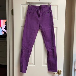 Kate spade purple jeans